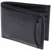 Portofel barbati din piele naturala, negru, 11 x 9 cm, 1939-6, NANO BELT
