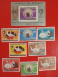 PARAGUAY, SPACE - COLIȚĂ IMPERF. + SERIE COMPLETĂ MNH, Nestampilat