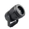 Proiector LED pentru Craciun, cu jocuri de lumini si figurine, rezistent la apa si inghet, alimentare la retea, din ABS si metal, negru