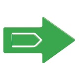 Set 8 semne de carte - Page Pointers - Green | If (That Company Called), If (That Company Called)