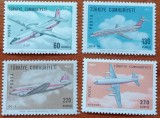 TURCIA-1967-''Posta aero- avioane'' serie de 4val.-MNH/Nestamp.-vezi scan.