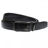Curea barbati, casual-eleganta, din piele naturala latime 3.5 cm, negru - CK204N, CK LEATHER