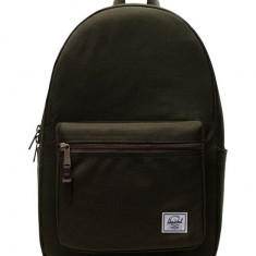 Herschel rucsac Settlement Backpack culoarea verde, mare, neted