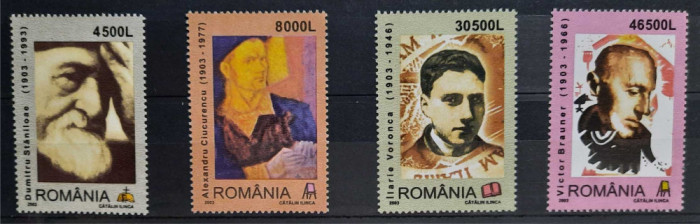 Timbre 2003 Personalități II, MNH