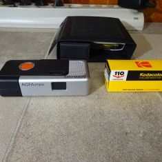 Aparat foto compact pe film 35mm Agfa mini + film Kodacolor