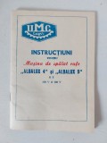 Pliant vechi Instructiuni pentru Masina de spalat rufe Albalux 4 si Albalux 5