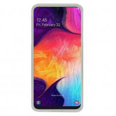 Husa Silicon Prism Samsung Galaxy A70 Silver foto