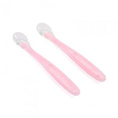 Set 2 lingurite silicon roz u-grow