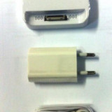 Kit Iphone - dock, casti, cablu USB si alimentator 220v