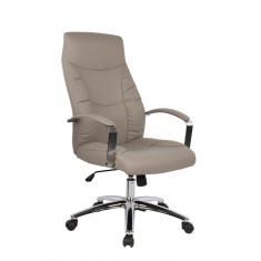 Scaun directorial GN62, piele ecologica, baza cromata, balans, inaltime ajustabila, rotativ, 120 kg