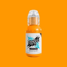 Tusuri Tatuaje - Culori WORLD FAMOUS 30 ml - Medium Yellow 3