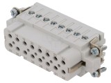 Conector HDC mamă 16 PIN 16 PE