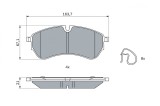 BOSCH 0 986 424 929 set placute frana,frana disc