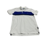 Tricou baiat , culoarea alb cu albastru , marimea 9-10 ani