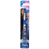 Periuță de dinți pentru copii Oral-B Pixar Frozen Olaf, 3+ ani, peri moi, gri, 1 bucată