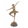 Balerina-statueta din bronz pe un soclu din marmura KF-92, Nuduri