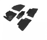 Covorase Cauciuc Premium Stil Tavita Toyota C-HR 2016-2023, Fara Miros, Negre