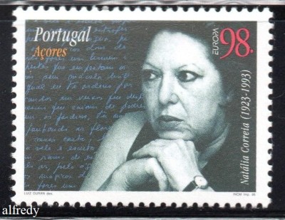 PORTUGALIA Azore 1996, EUROPA CEPT, Femei Celebre, serie neuzată, MNH foto