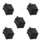 Set 5 Intrerupatoare mici negre on/off
