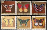 Comore &ndash; Set 6 timbre Fluturi &ndash; Seria completă &ndash; Neuzate (MNH)