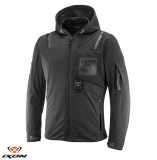 Geaca (jacheta) motociclete barbati Touring/Adventure/Urban Ixon Mid-Season model M-Quarter MS culoare: antracit/negru (geaca laminata; waterproof si