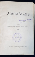 ALBUM VLAICU CU 23 FOTOGRAFII SI 5 FACSIMILE INTERCALATE IN TEXT - ORASTIE, 1920 foto