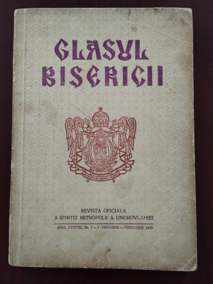 Glasul Bisericii - 1979 - Revista oficială a Sfintei Mitropolii a Ungrovlahiei foto