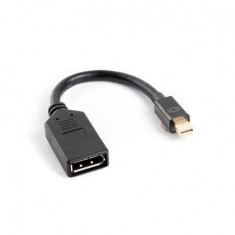 Adaptor mini DisplayPort tata la DisplayPort Mama, cablu minidp thunderbolt 13cm