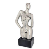 Tors de femeie-statueta moderna din ceramica CE-2, Nuduri, Piatra