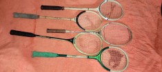 Palete rachete badminton squash pt. colectie modele rare epoca