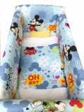 Lenjerie de pat Maxi Mickey Mouse 140x70 cm, Deseda