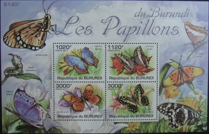 REP.BURUNDI -FLUTURI-1 M/SH.-MNH** - RBU 25