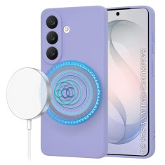 Husa silicon Samsung Galaxy S26 Asteroid GSM SoftFlex MagSafe, violet