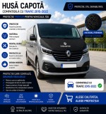 Husa Capota Piele Ecologica Negru pentru Renault Trafic 2014-2019