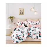 Cumpara ieftin Lenjerie de Pat Bumbac Finet cu 6 Piese Pentru Pat Dublu - SUZ69