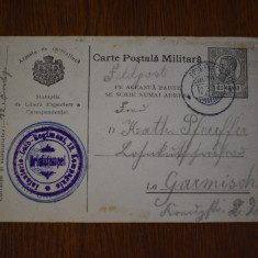 carte postala militara stampila Infanterie-Leib-Regiment, 12. Kompagnie
