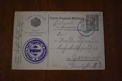 carte postala militara stampila Infanterie-Leib-Regiment, 12. Kompagnie foto
