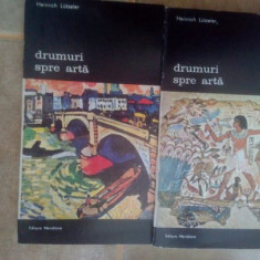 Heinrich Lutzeler - Drumuri spre arta, 2 vol. (1986)