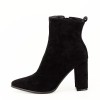 Botine negre elegante Ria 118, 41, Negru