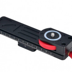 Sina slider macro rail cu cremaliera 115mm