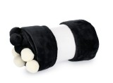 Cumpara ieftin Patura poliester alb negru Pompom 150x200 cm