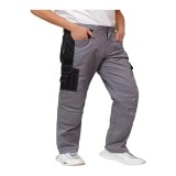 Pantaloni de lucru pentru bărbați, cargo, cu buzunare interioare la genunchi, camuflaj