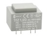 Transformator PCB &Icirc;ncapsulat BREVE TUFVASSONS 1.5VA 230V AC, Secundar Dual 12V, Model TEZ1.5/D230/12-12V