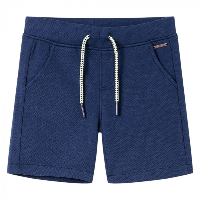 Pantaloni scurti pentru copii cu snur, albastru inchis, 104