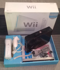 Consola Wii Originala MODATA la cutie + 100 Jocuri USB 64Gb foto