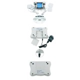 Aparat masaj, EMS TENS, 20 nivele stimulare electrica, nervi muschi, relaxare