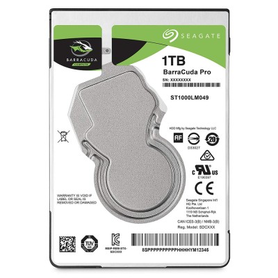 HDD notebook SEAGATE 1 TB, Barracuda, 7200 rpm, buffer 128 MB, 6 Gb/s, S-ATA 3, &amp;quot;ST1000LM049&amp;quot; foto