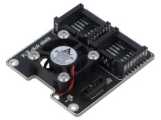 Multiadaptor MIKROE pentru Raspberry Pi 5 cu interfețe analogică, GPIO, I2C, PWM, SPI, UART