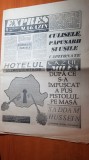 ziarul expres magazin 23-29 august 1990-articol despre vasile milea