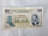 Luxembourg 100 Francs 1968 Rara